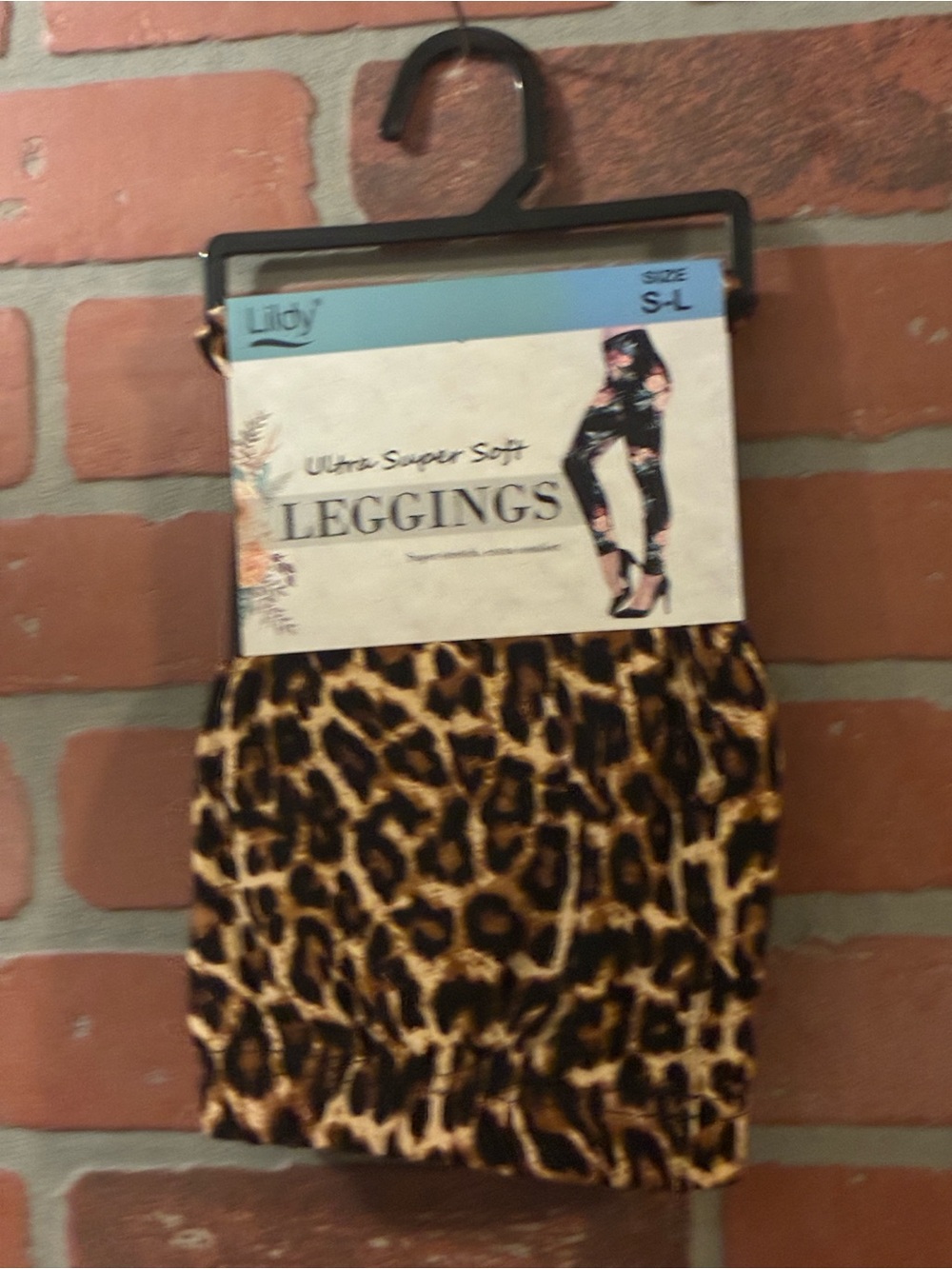 Lilly Ultra Super Soft Leopard Print Leggings - Brown